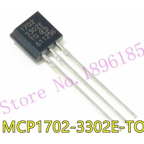 1PCS/lot MCP1702-3302E/TO MCP1702-3302E 1702-3302E/TO 1702 3302E TO92