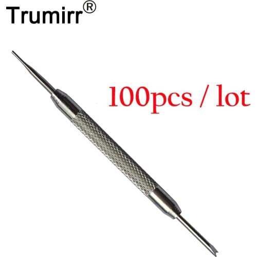 100pcs Universal Watch Band Repair Kit Stainless Steel Strap Spring Bar Bracelet Link Pin Remover Removal Tool for Watchmaker