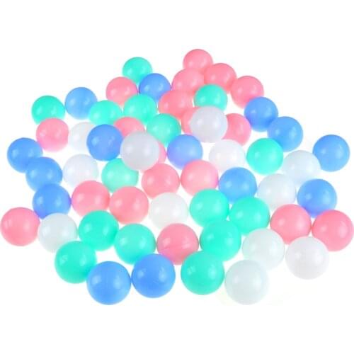 20pcs/lot Eco-Friendly Colorful Ball Soft Plastic Ocean Ball Funny Baby Kid Swim Pit Toy Water Pool Ocean Wave Ball Dia 5.5cm
