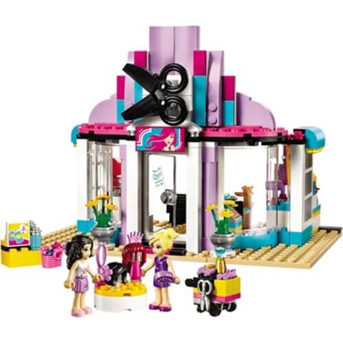 341pcs 10539 Girls Series Hair Salon 41093 Childrens Puzzle Assembled Building Block Toy Gifts