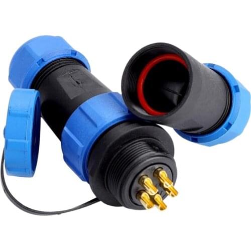 Aviation Plug,IP68 5Pin Waterproof Aviation Plug Male and Female Connector / Wire to Wire Aviation Plug Connector