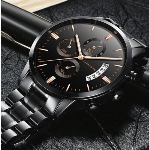 Fashion Watch Men VAVAVOOM Waterproof Casual Quartz Mens Watches Business Wristwatch Montre Homme Male Clock Relogio Masculino