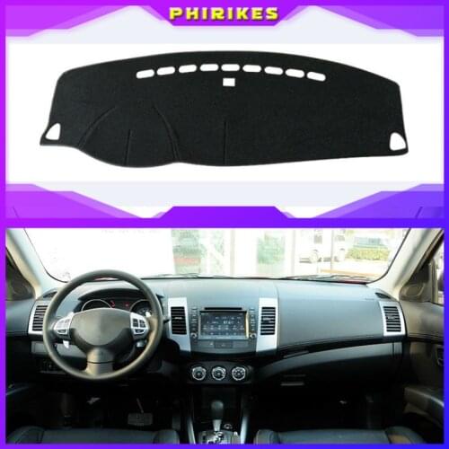 For Mitsubishi outlander 2009-2012 Right and Left Hand Drive Car Dashboard Covers Mat Shade Cushion Pad Carpets Accessories