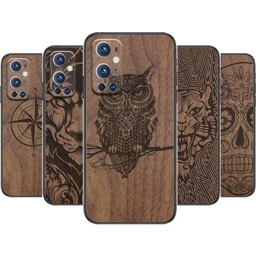 Natural wood texture pattern For OnePlus Nord N100 N10 5G 9 8 Pro 7 7Pro Case Phone Cover For OnePlus 7 Pro 1+7T 6T 5T 3T Case