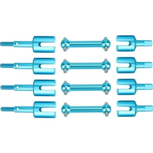 Metal Drive Shaft Dog Bone Diff Cup Joint Set For Tamiya TT01 TT-01 TT01D TT01E TT02 TT-02 1/10 RC Car Upgrade Parts