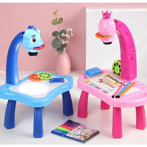 Childrens Projection Drawing Table Multi Function Learning Drawing Board Table Kindergarten Boys And Girls Early Education Toy