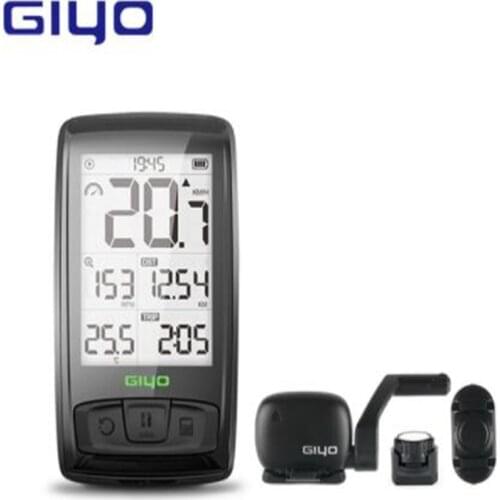 GIYO Bicycle Computer Bluetooth Wireless Road Bike Speedometer Odometer Backlight Waterproof M4 English version