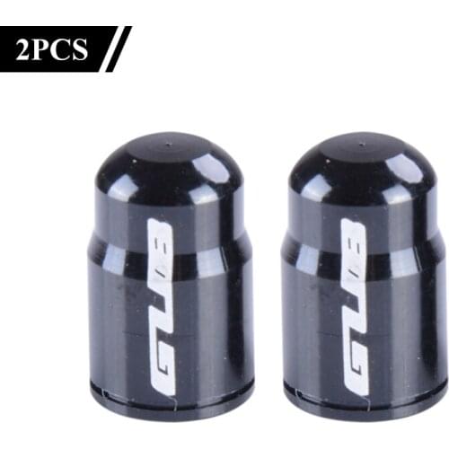 50pcs GUB Presta/Schrader Bike Valve Cap Aluminum Alloy French/American Bicycle Tire Valve Cap Dustproof Wheel Cover Protector