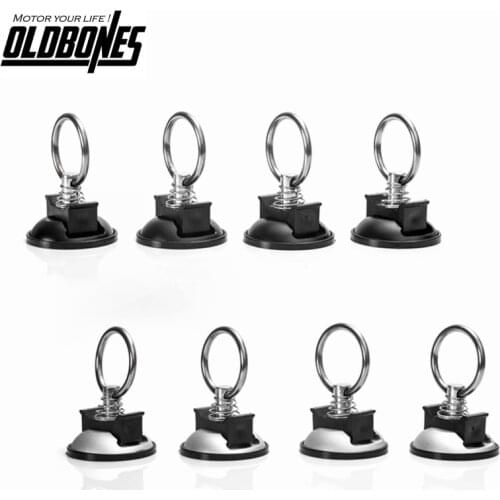 Dirt Bike Truck ATV Snowmobile Rings Anchor Point Tie Down kit 4sets for AIrline Rail Motorbike accessories Ring Bolts