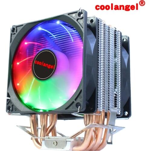 Desktop computer 6 copper tube cpu radiator ultra-quiet PWM cpu cooler LGA1155 1200 1356 1366 X58 AMD3 AM4 X79 X99 2011 CPU fan