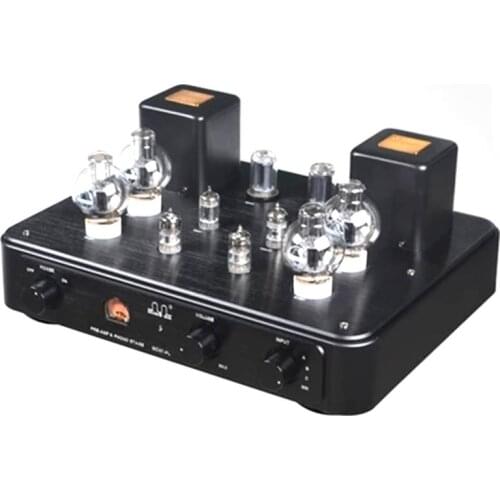 MC67-PL pre-amplifier and phono amplifier, new HIFI tube preamp. MM voltage gain: 40dB, distortion: ≤0.01