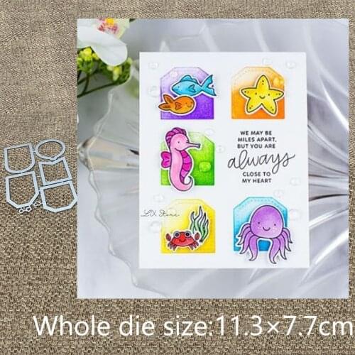 XLDesign Craft Metal Cutting Dies stencil mold Mini Tags decoration scrapbook Album Paper Card Craft Embossing die cuts