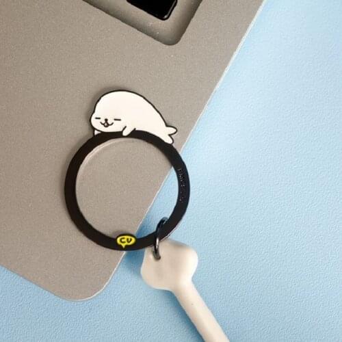 Cute Cartoon Animal Keychains, Solid Metal Ring Pendants, Ladies Backpacks, Handbags, Decorations, Gifts for Girls