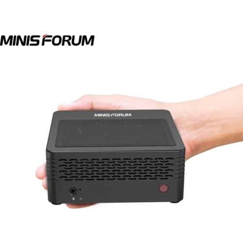 MINISFORUM X400 AMD Ryzen 7 PRO 4750G NUC Mini Computer PC 8 Cores Windows 10 HDMI WIFI Bluetooth Small Box PC DDR4 RAM NVMe SSD