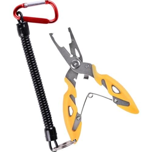 Fishing Multifunctional Plier Fishing Lanyards Boating Ropes Camping Secure Pliers Lip Grips Gear Tackle Fish Tools Accessories