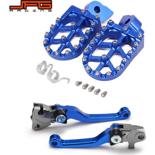 Motorcycle Foot Pegs Footpegs And Brake Clutch Lever For YAMAHA YZ125 YZ250 15-20 YZ250F YZ450F 09-20 YZ125X YZ250X YZ450FX