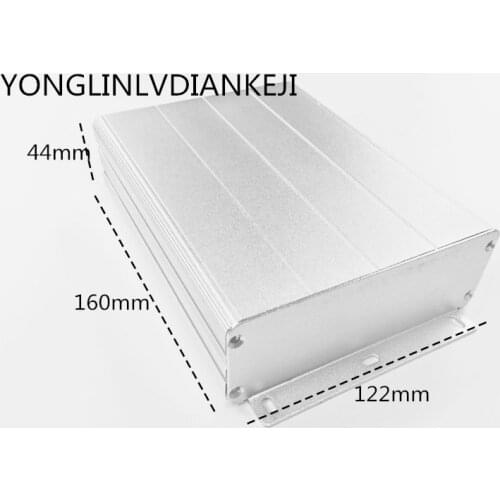 Guide rail controller PCB aluminum profile housing 122*44-160mm Aluminum box/shield aluminum housing