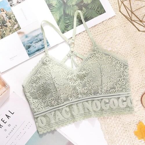 New fashion women underwear bottom sexy breast with full lace beauty back female intimates breathable lingerie