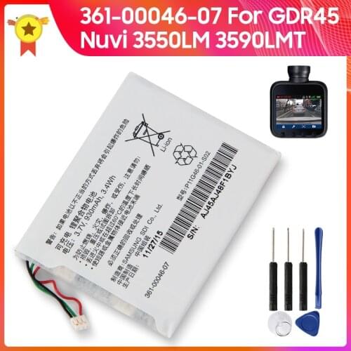 Original Replacement Battery 361-00046-07 for Garmin GDR45 Nuvi 3550LM 3590LMT 100% 930mAh Battery +tools Fast Shipping
