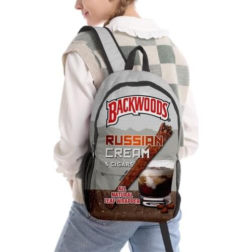 Funny Cartoon Print Backpack Casual Food BACKWOODS Honey Berry Women Men 3D Graphic Daily Bag Cosplay Mochila Travel Schoolbag