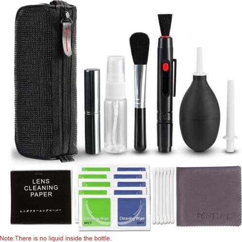 Professional Camera Cleaning Kit Lens Cleaning Kit with Air Blower Cleaning Pen Cleaning Cloth for Most Camera Smartphone Laptop