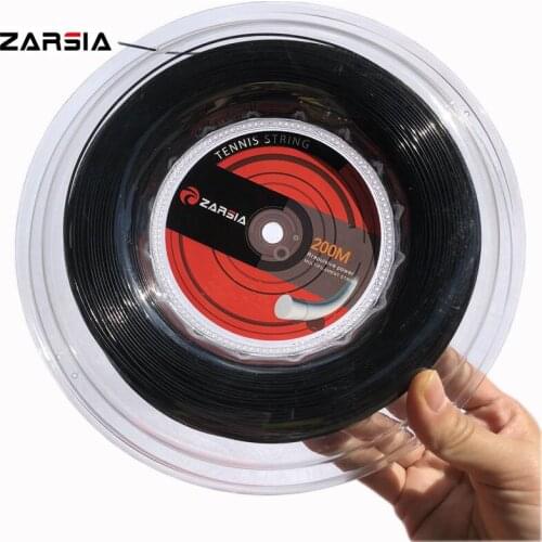 ZARSIA Polyester Tennis Racquet String, Hard-to-play Hard Line 200 Meters Of Tennis Line 17G/1.25mm
