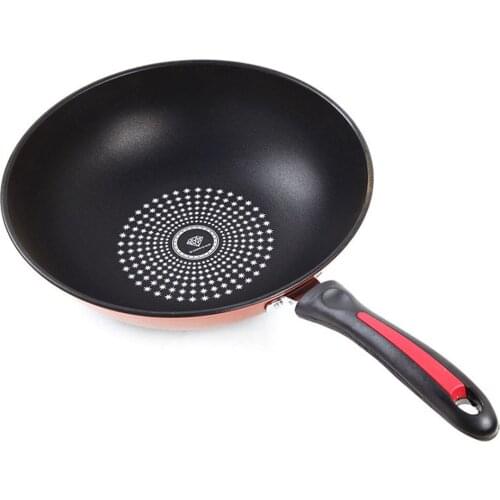 Saucepan 32cm Frying Pan Nonstick Pans Cooking Pots Skillet Induction Pans Frying Pans Double Bottom Pan Stainless Steel Wok Pan