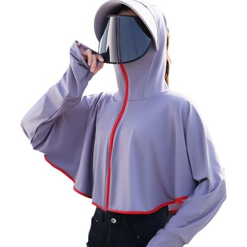 Ice silk sunscreen and UV protection equipment with dust cover