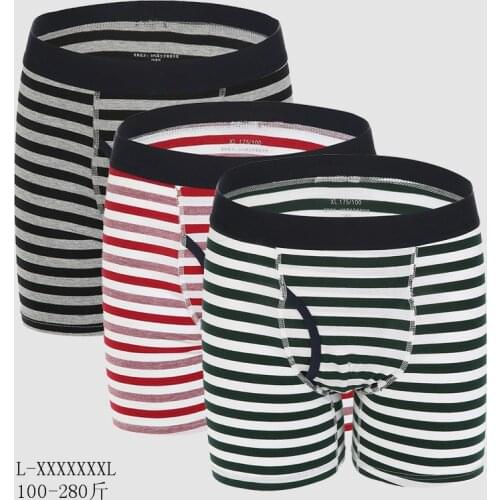 3Pcs Long Men Boxer Underwear Men Underware Boxer Shorts Mens Cotton Long Leg Boxers Underpants for Brand Sexy Pouch Panties