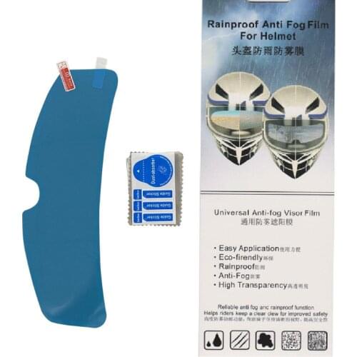Universal Helmet Rainproof And Fog-proof Lens Patch MotorcycleType Helmet Anti-rain Anti-fog Film