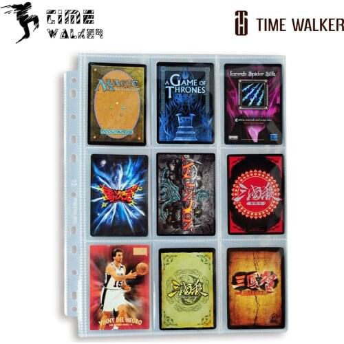 High Quality TW Sideloading Cards Album pages Cards Collection book pages with 9 slots/page for Board Game Trading Cards Pages