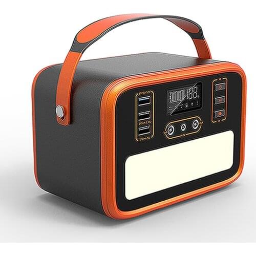 Factory 110v 220v Portable Solar Generator 48000mAh AC DC USB 3.0 Lithium with 5W LED Light
