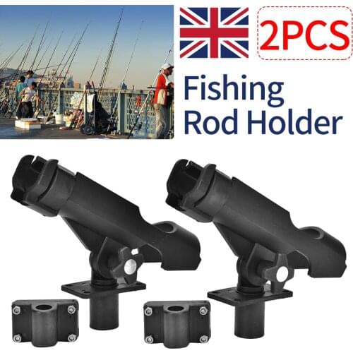 1/2Pcs 360° Degree Adjustable Fishing Rod Rests Holder For Boat Kayak Yacht