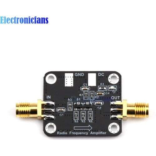 10KHz-1GHz RF Power Amplifier Module High Frequency Broadband Amplifier Board Radio Amplificador Output 10dBm 12V 30mA