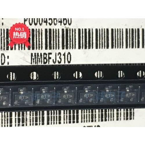 100PCS MMBFJ310 SOT23 MMBFJ310 MMBFJ310LT1G 6T