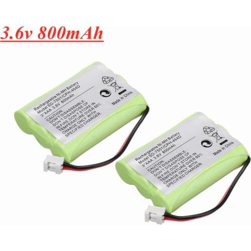 3.6V 800mAh NiMH Battery for Motorola SD-7501 V-Tech 89-1323-00-00 AT & T Lucent 27910 Cordless Home Phone Rechargeable Battery