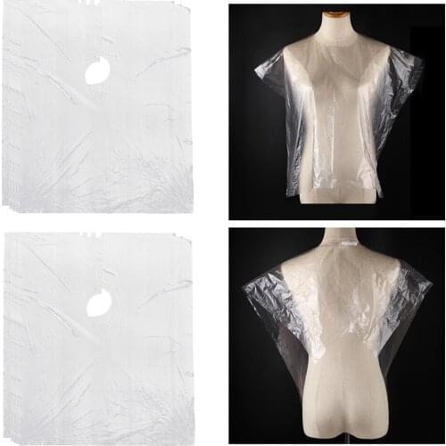 500x Disposable Hair Cutting Cape Salon Gown Hair Cut Home Salon