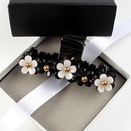 Korea Handmade Hair Accessories Flower Small Fresh Pan Hair Headdress Rose Flower Large Catch Clip Ponytail Hair Clip Hair Catch