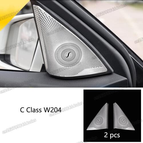 Lsrtw2017 Carbon Fiber Car Accessories Gear Cup Frame Center Control Dashboard Handle for Mercedes Benz C Class W204 2011-2013
