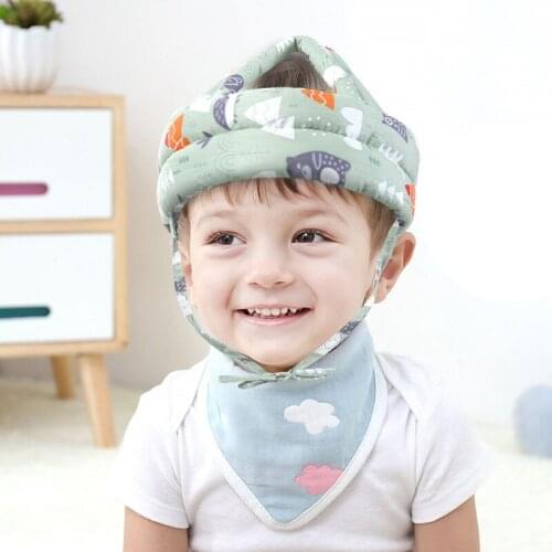 Baby Toddler Cap Anti-collision Protective Hat Baby Safety Helmet Soft Comfortable Head Security & Protection - Adjustab