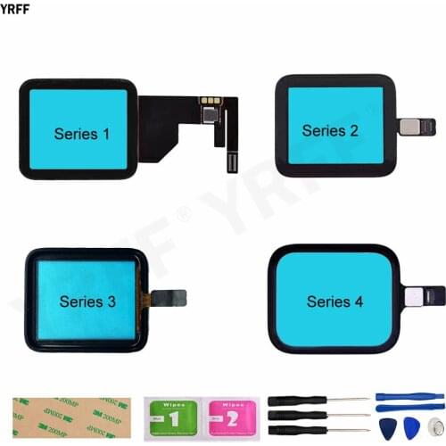 For apple watch Series S1 S2 S3 S4 S5 S6 38mm 42mm 40mm 44mm Original Cover Watch Touch Screen Repair Accessories