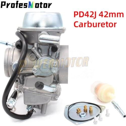 Motorcycle Pd42J 42mm Vacuum Carburetor Case For Yamaha Grizzly 600 660 YFM600 & Raptor 660 ATV UTV For Hisun 700cc Motor