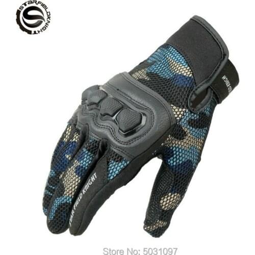 Free shipping SFK Screen Touch Motorcycle Gloves Sports Full Finger Knight Riding Motorbike Mesh Fabric Racing Cycling Gloves