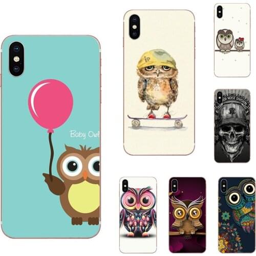 Soft TPU Protector Phone Cases For Xiaomi Redmi mi10 lite Pro Note 9 PRO Max 9s Mi9 K30 K20 Pro 5G Cool Animal Owl Funny