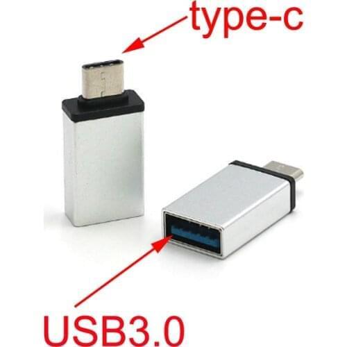 100pcs Type C To USB 3.0 Adapter Type C Male To OTG USB3.0 Female Converter For Xiaomi for huawei