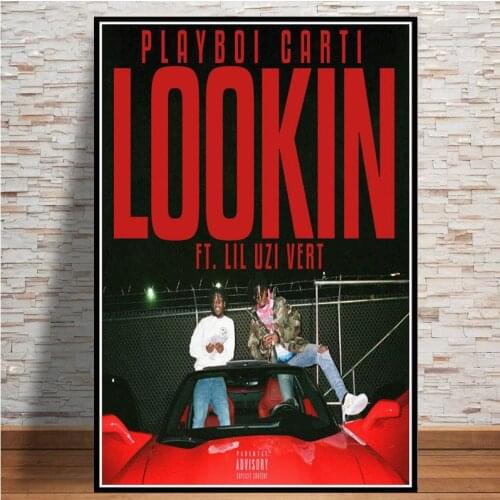 Poster Prints Playboi Carti & Lil Uzi Vert Rap Hip Hop Singer Canvas Painting Wall Art Pictures Home Decor quadro cuadros