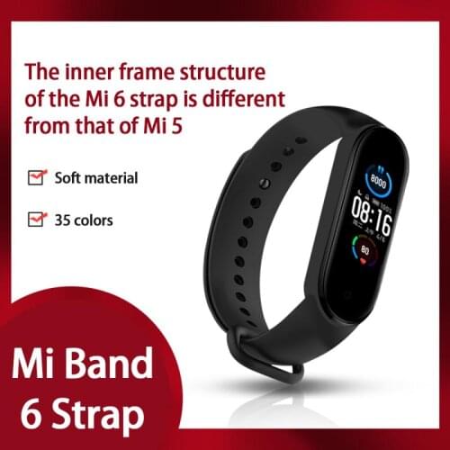 Sale M4 Strap Bracelet For Xiaomi Mi Band 6 Strap Black Wrist Strap For MiBand 6 Wriststrap Bracelets Colorful Soft Strap