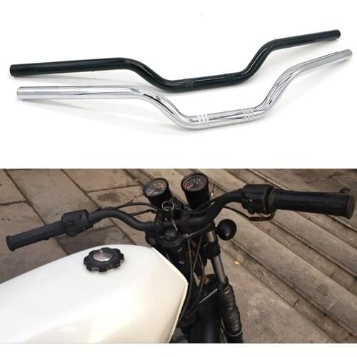 7/8" 22mm Retro Motorcycle Handlebar Motorbike Handle Bars for Cafe Racer Tracker Scrambler Bobber MT09 NC750X Steering Wheel