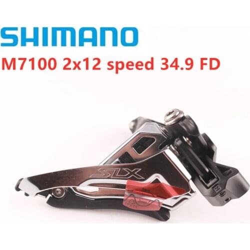 Shimano SLX M7100 2X12 speed 34.9mm clamp front derailleur MTB bike bicycle 2X12 speed original bicycle accessories
