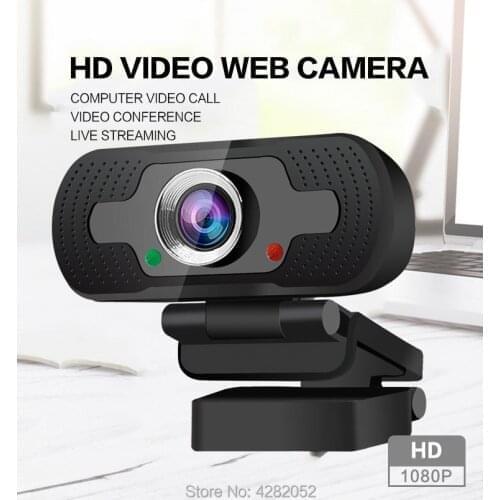 Webcam 1080P Full HD Web Camera Mini Computer PC Laptop Web Cam With Microphone Free Drive USB Web Cam F Calling Conference Work